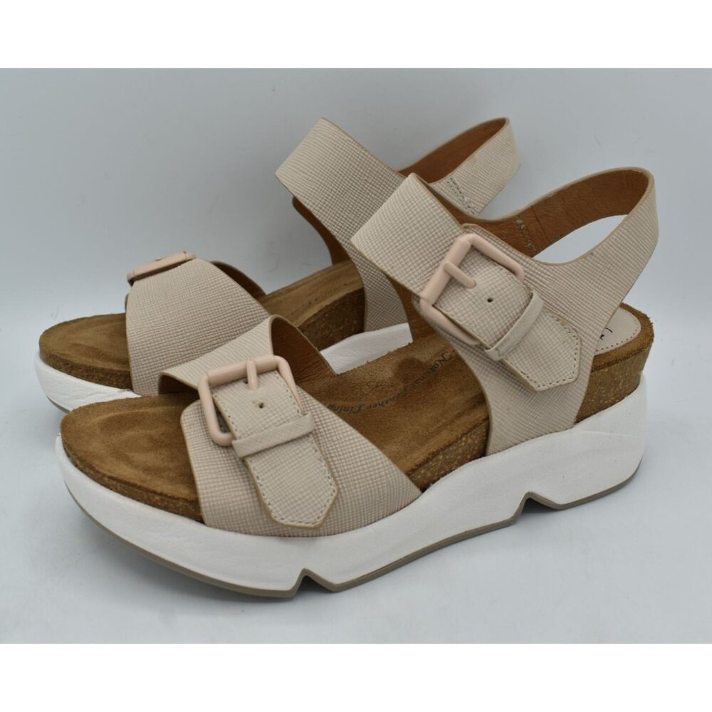 Sofft Womens Size 9 Castello Tapioca Grey Leather Sporty Sandals Shoes